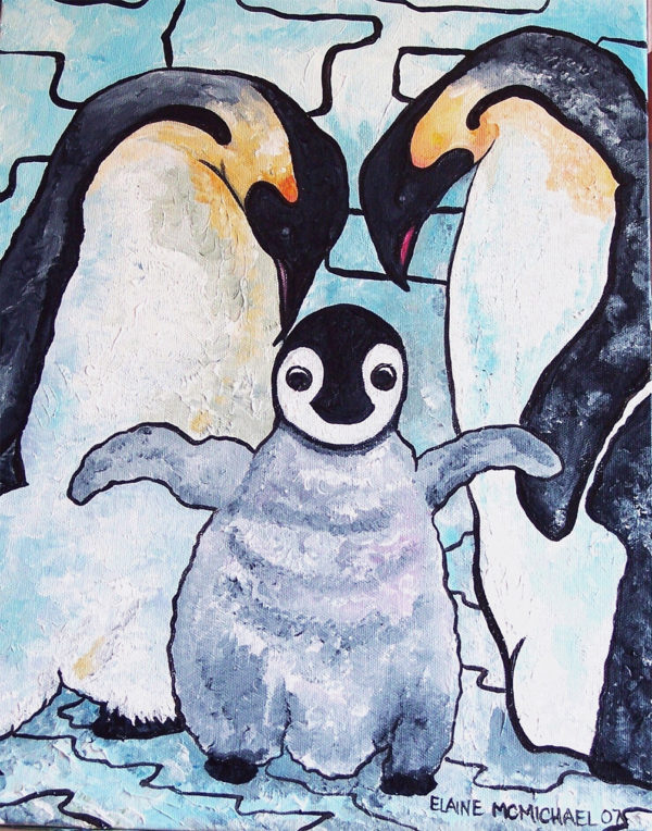 Three Penguins Print